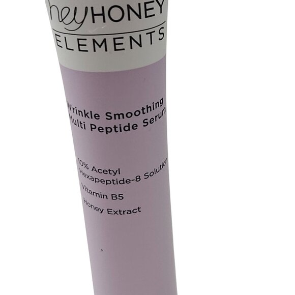 Hey Honey Elements Wrinkle Smoothing Multi Peptide Serum Vitamin B5 0.27 Fl Oz - Picture 3 of 4